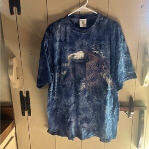 Vintage Polar graphics bald eagle blue AOP size XL
